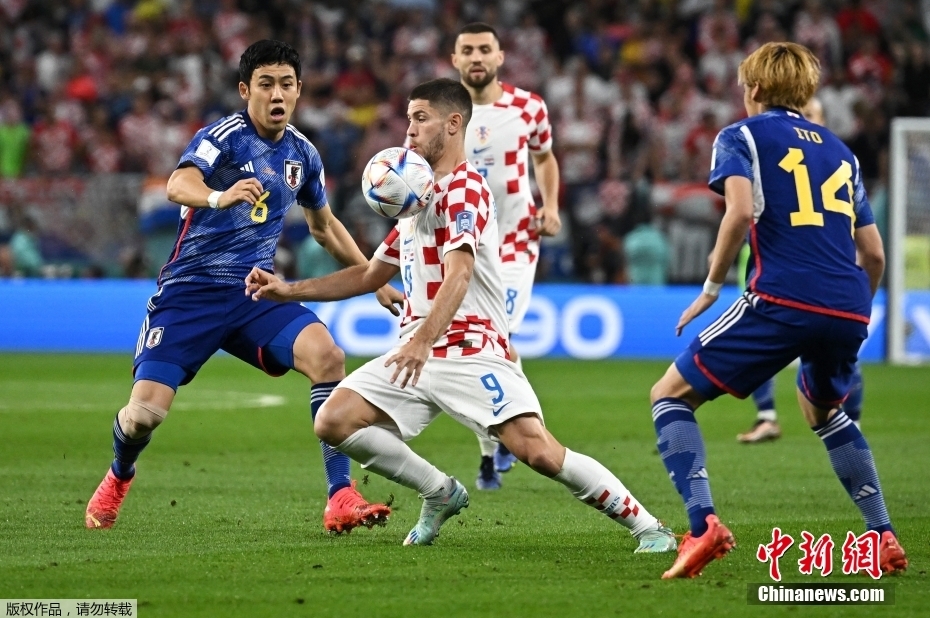 克罗地亚通过点球以4-2击败日本 晋级世界杯八强